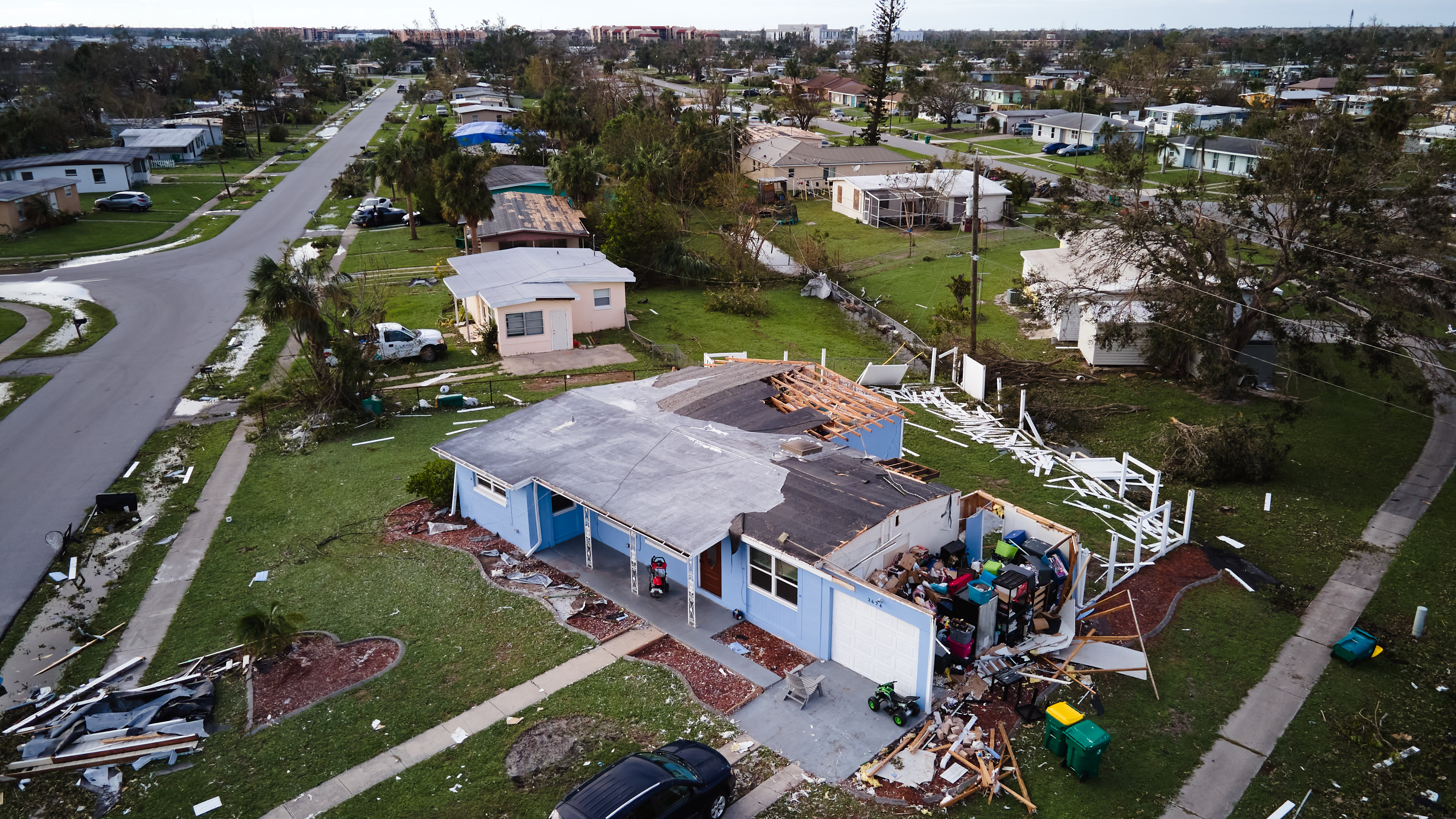 Scenes from Port Charlotte in the aftermath of Hurricane Ian