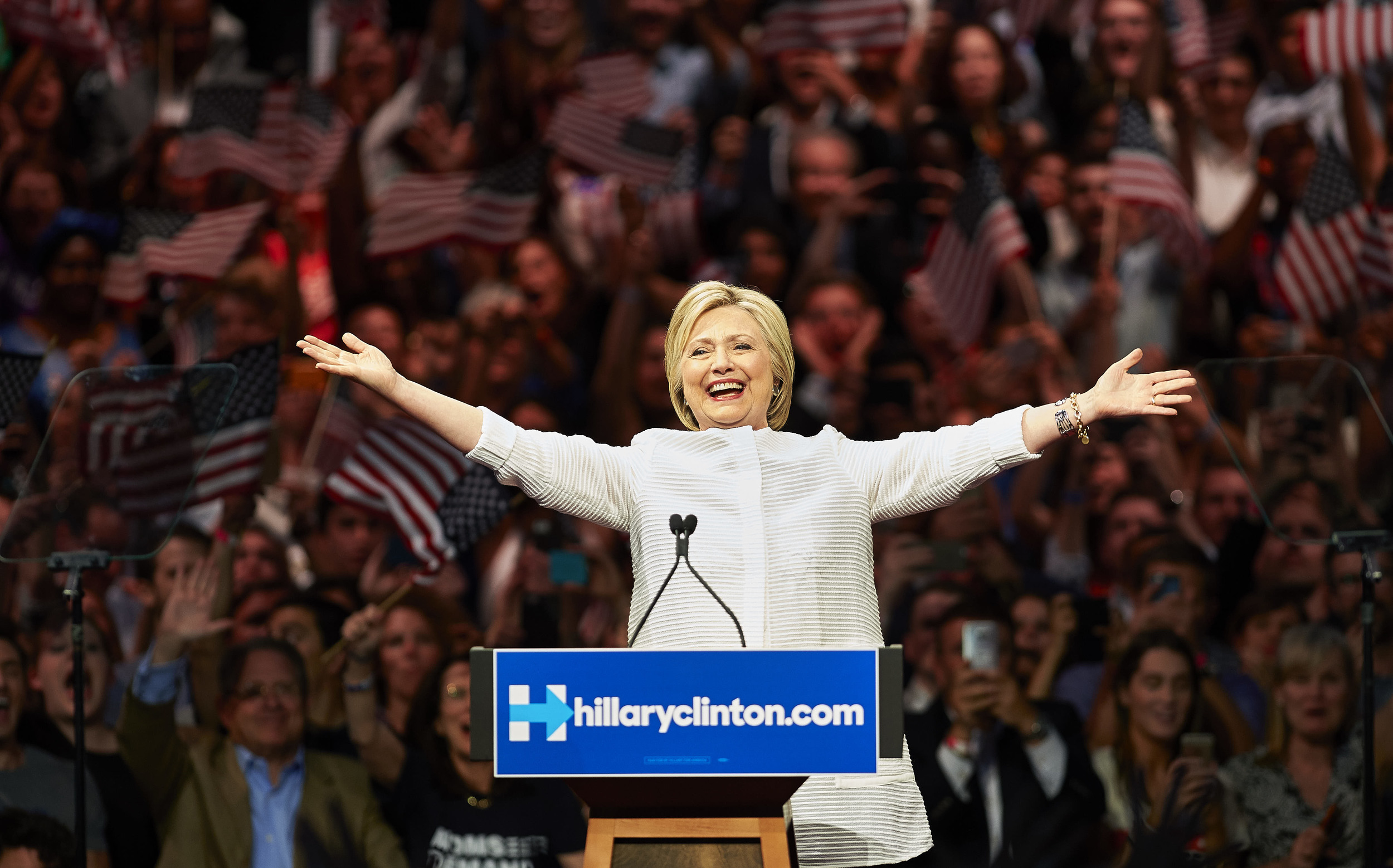 Hillary Clinton rally in Brooklyn